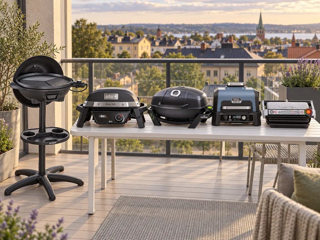 Olika sorters elgrill: de fem testade modellerna sida vid sida