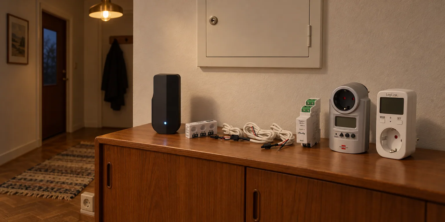 Testvinnarna från testet av elmätare: Tibber Pulse P1, Shelly Pro 3EM CT63, Brennenstuhl PM 231 E, Hama 00223561, LogiLink EM0002A