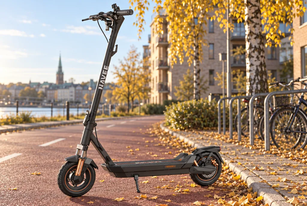 testx.se testar Navee GT5 Max: elscooter bäst i test i vardagsmiljö