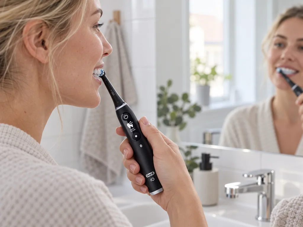 Användning eltandborste: Oral-B iO Series 6 Electric Toothbrush Black i vardagen