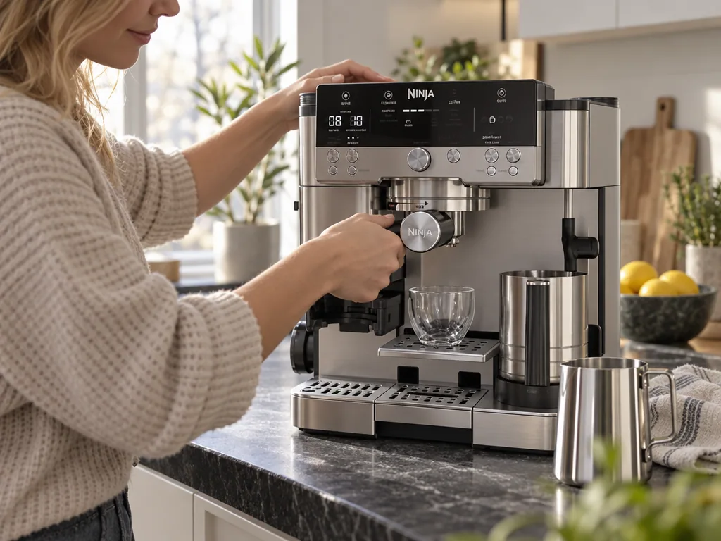 Användning espressomaskin: Ninja Luxe Café Premier ES601EU i vardagen