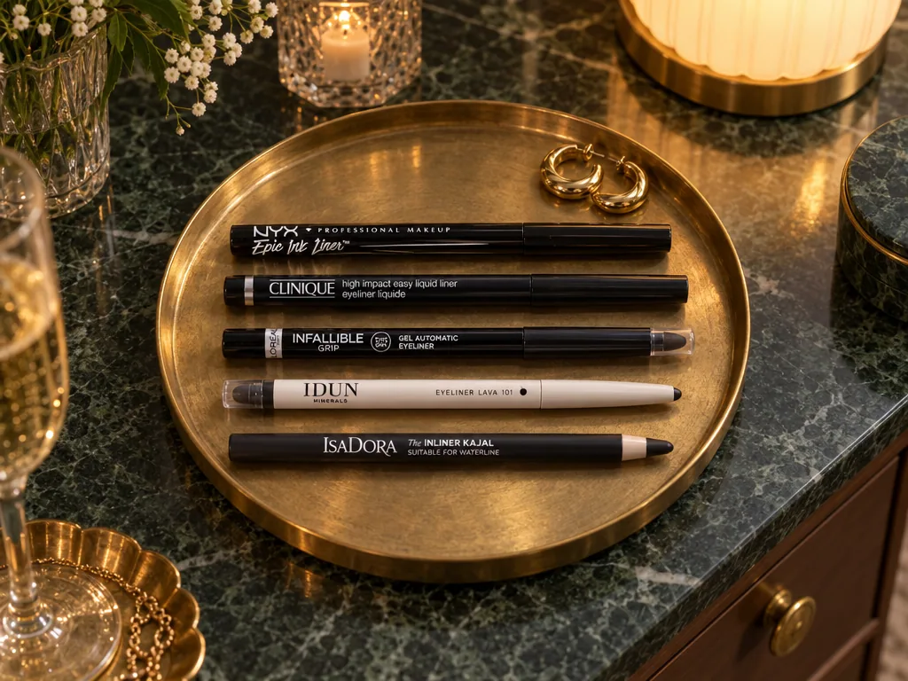 Olika sorters eyeliner: de fem testade modellerna sida vid sida
