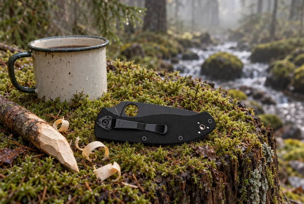 testx.se testar Spyderco Tenacious G-10: fällkniv bäst i test i vardagsmiljö