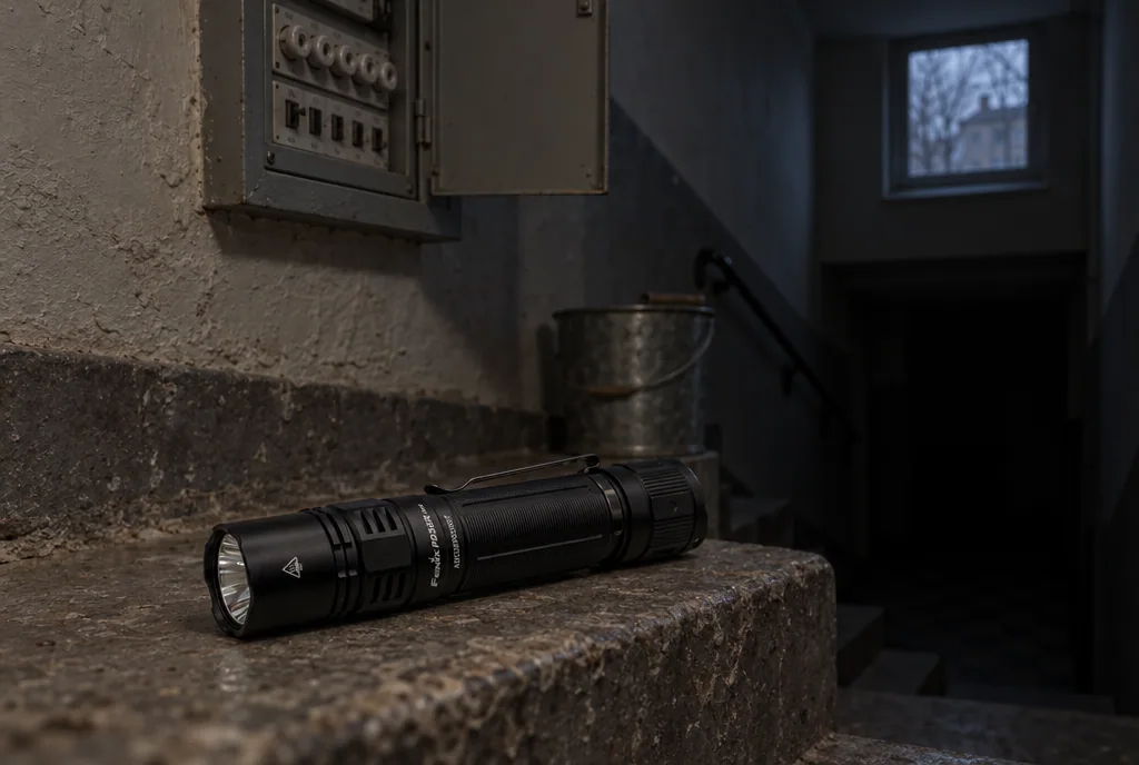 testx.se testar Fenix PD36R Pro: bästa taktiska ficklampa i vardagsmiljö