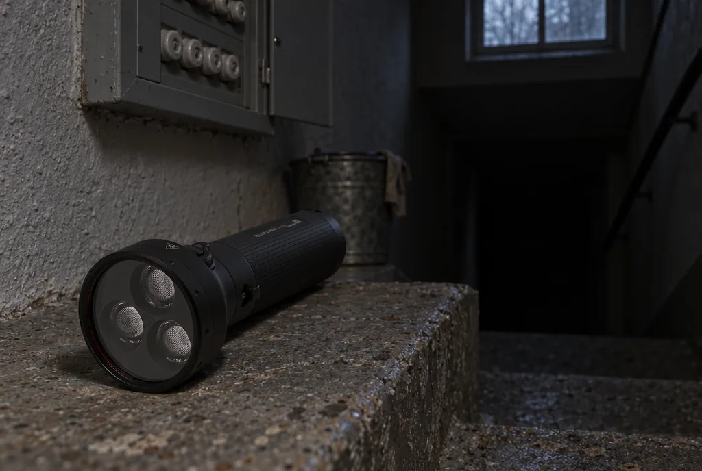 testx.se testar Ledlenser P18R: bästa söklampa i vardagsmiljö