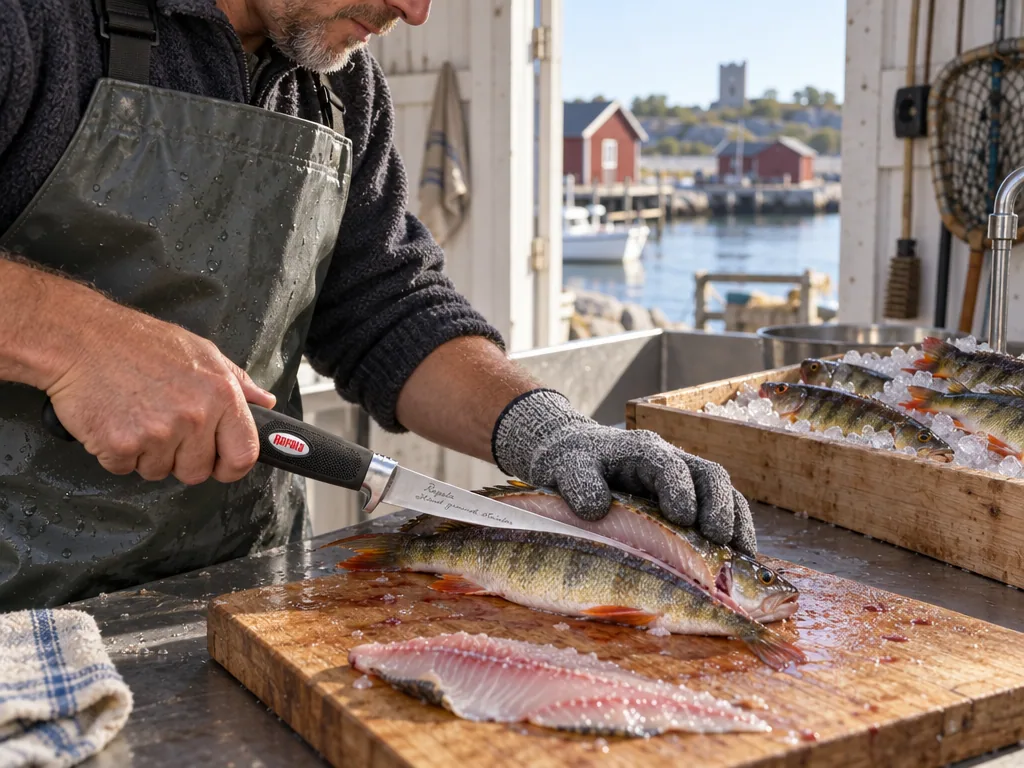 Användning filékniv: Rapala Soft Grip 23 cm i vardagen