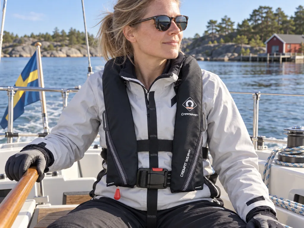 Användning flytväst: Crewsaver Crewfit 165N Sport i vardagen