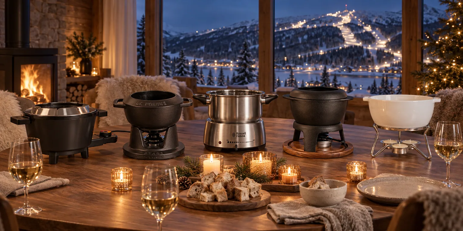 Testvinnarna från testet av fondueset: Princess Fondue 173110, Staub Specialities fondueset 18 cm, Russell Hobbs Fiesta 22560-56, Dorre Fonda fondueset, Boska Ostfondueset Party
