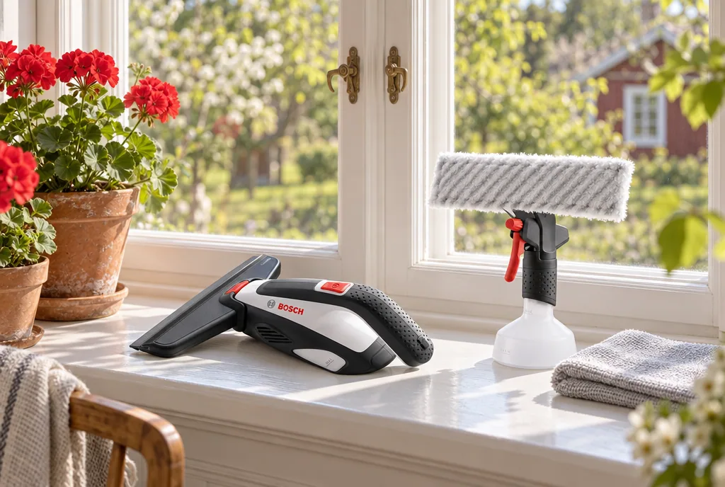 testx.se testar Bosch GlassVAC Solo Plus: bästa kompakta i vardagsmiljö