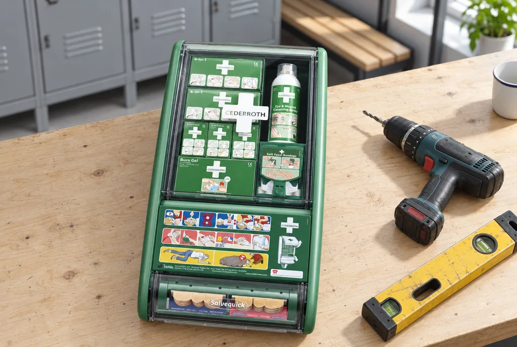 testx.se testar Cederroth First Aid Station: bästa för arbetsplatsen i vardagsmiljö