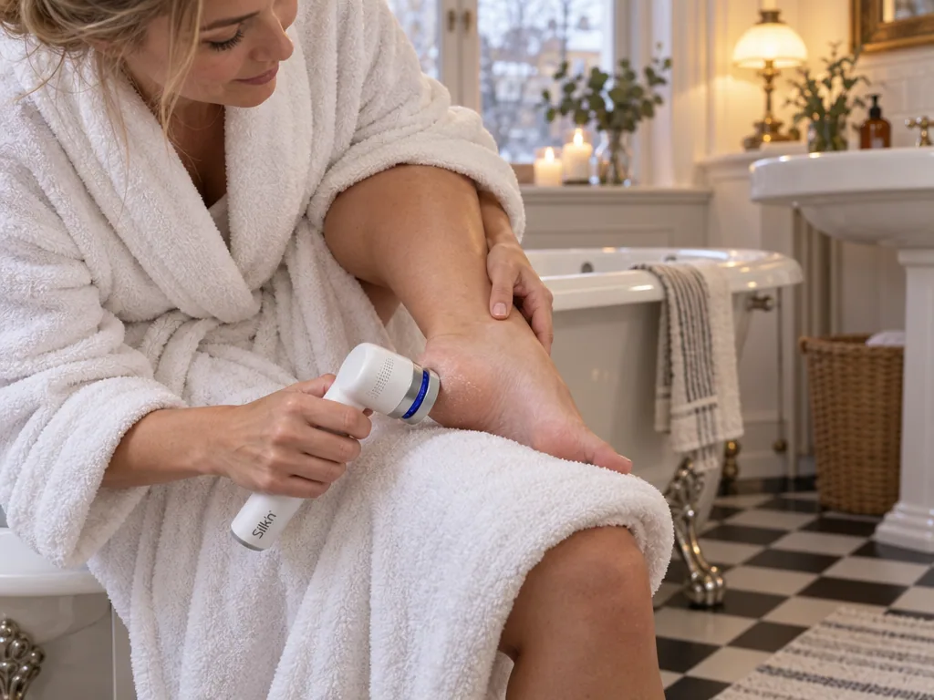 Användning fotfil: Silk'n VacuPedi Silver i vardagen