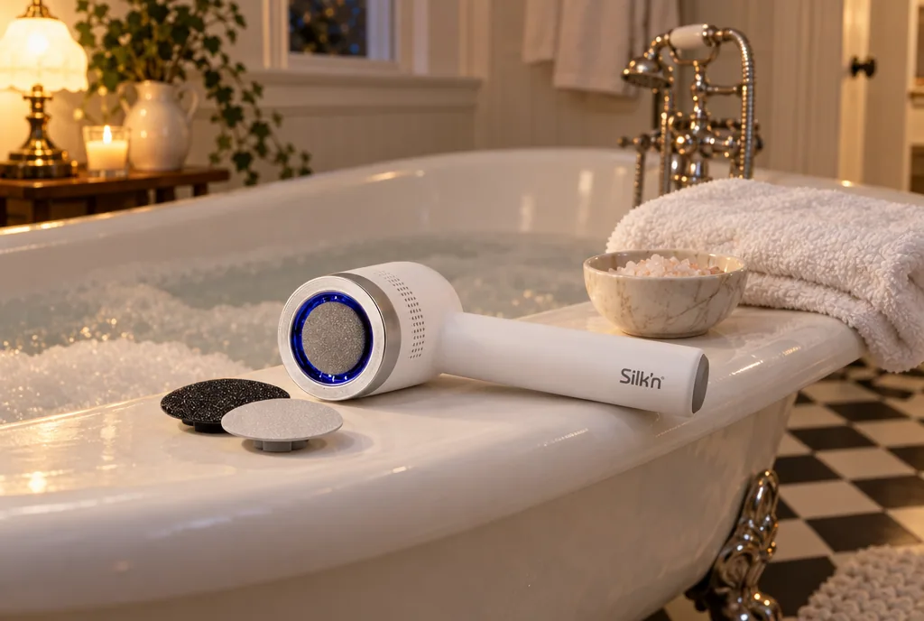 testx.se testar Silk'n VacuPedi Silver: fotfil bäst i test i vardagsmiljö