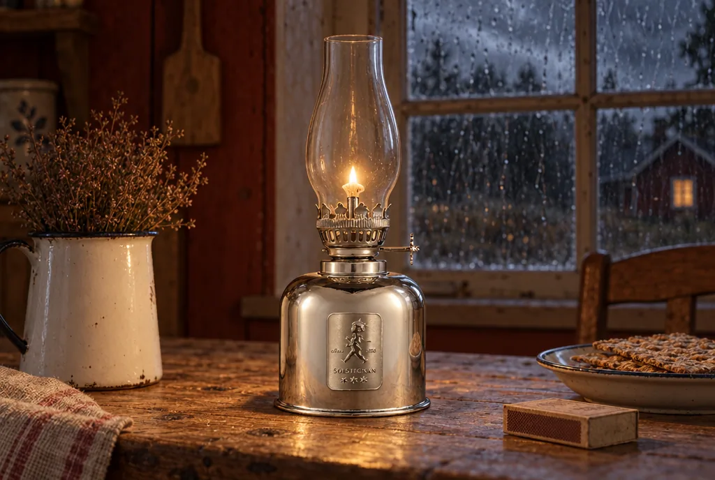 testx.se testar Solstickan Fotogenlampa Silver: bästa lilla fotogenlampan i vardagsmiljö