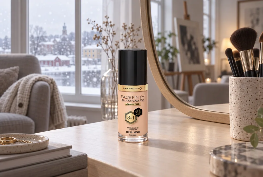 testx.se testar Max Factor Facefinity All Day Flawless: bästa billiga i vardagsmiljö