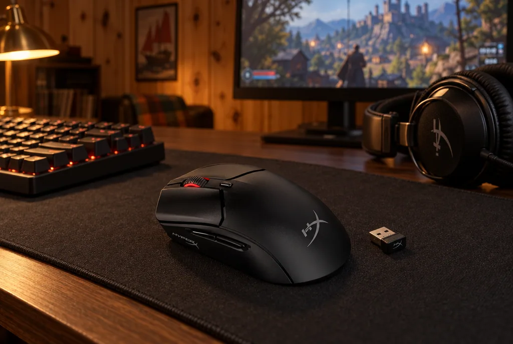 testx.se testar HyperX Pulsefire Haste 2 Wireless: bästa lättviktsmus i mellanklassen i vardagsmiljö