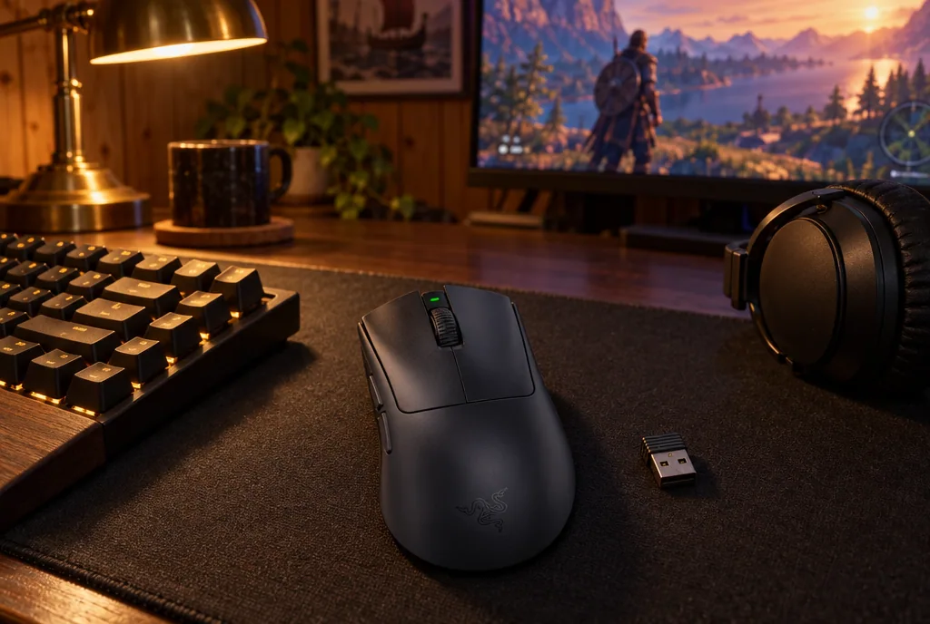 testx.se testar Razer DeathAdder V4 Pro: bästa premiumvalet i vardagsmiljö