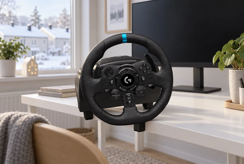 testx.se testar Logitech G923 för PlayStation och PC: gamingratt bäst i test i vardagsmiljö