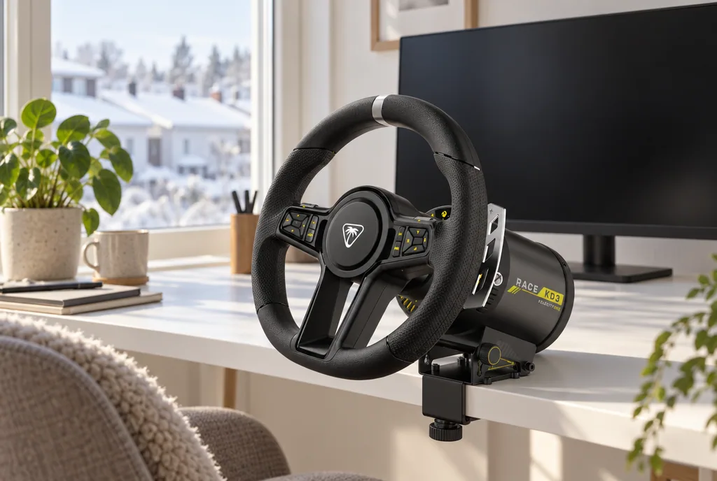 testx.se testar Turtle Beach VelocityOne Race KD3: bästa för xbox i vardagsmiljö