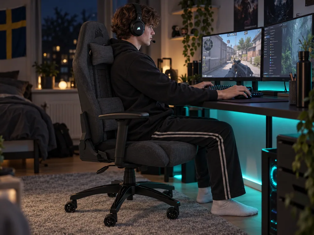 Användning gamingstol: Corsair TC100 Relaxed i vardagen
