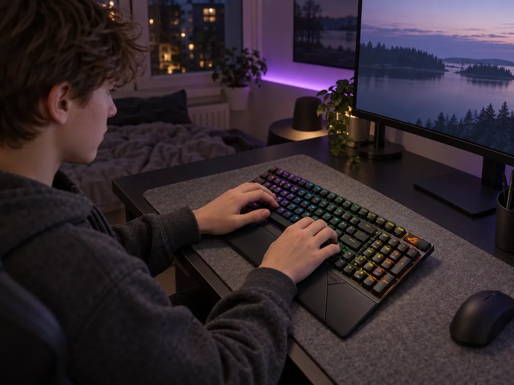 Användning gamingtangentbord: ASUS ROG Strix Scope II 96 Wireless i vardagen