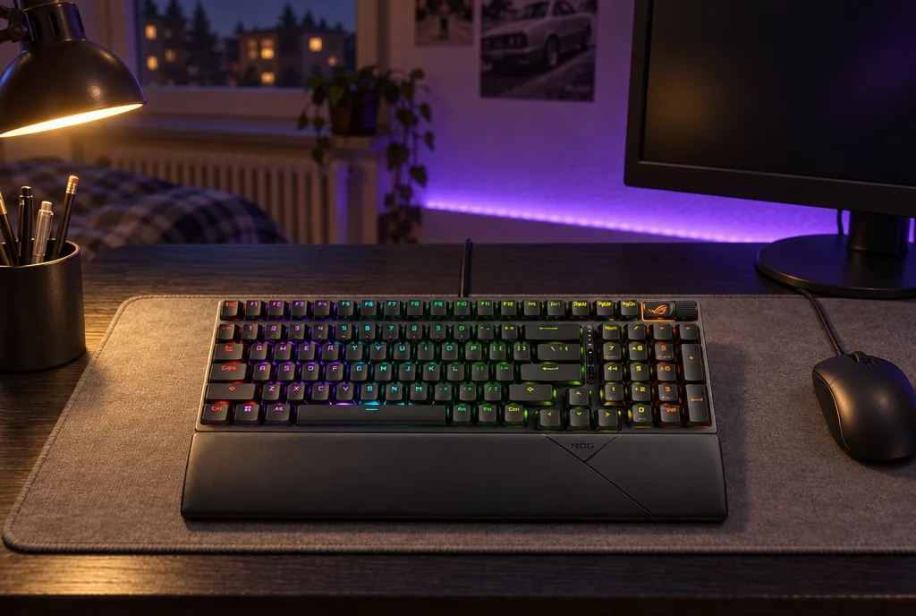 testx.se testar ASUS ROG Strix Scope II 96 Wireless: gamingtangentbord bäst i test i vardagsmiljö