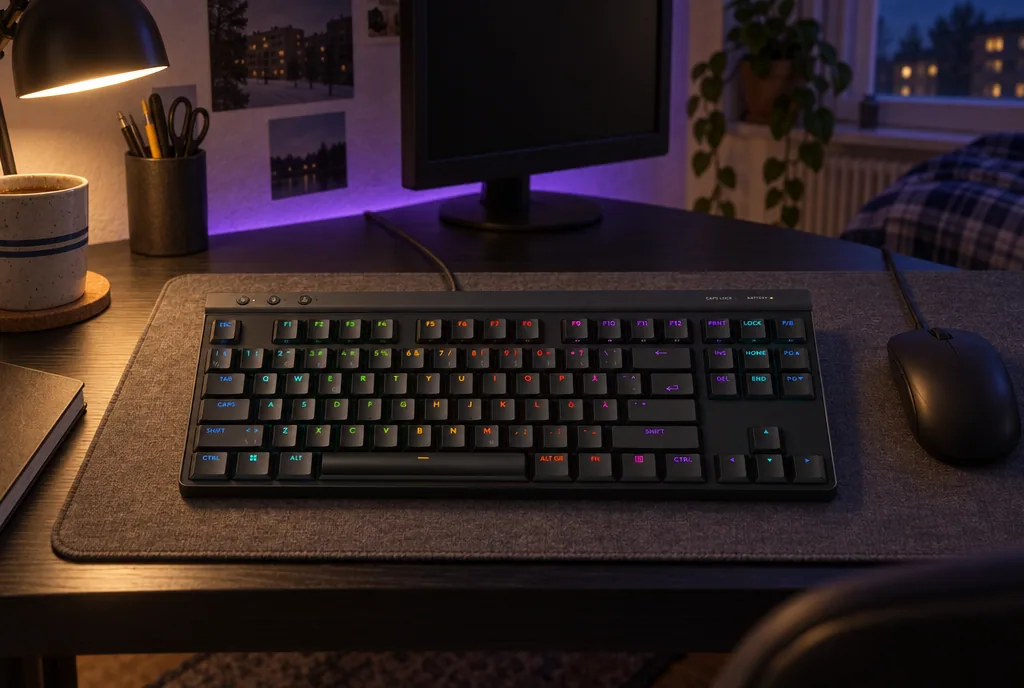testx.se testar Logitech G515 Lightspeed TKL: bästa låga profilen i vardagsmiljö