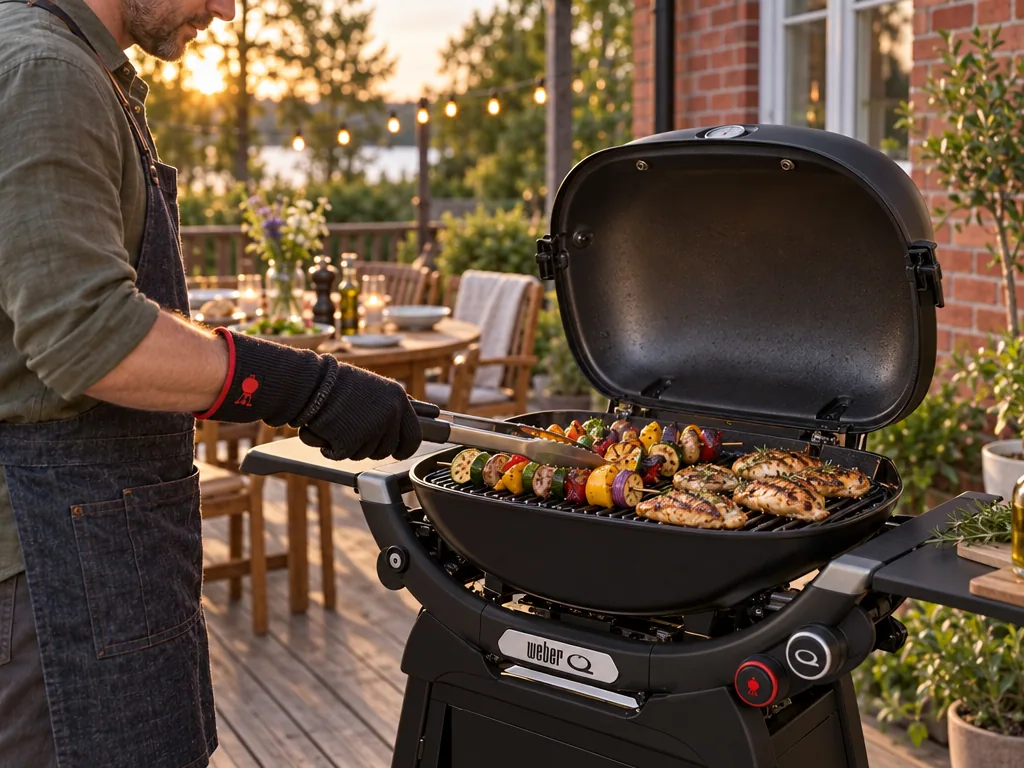 Användning gasolgrill: Weber Q 2800N+ i vardagen