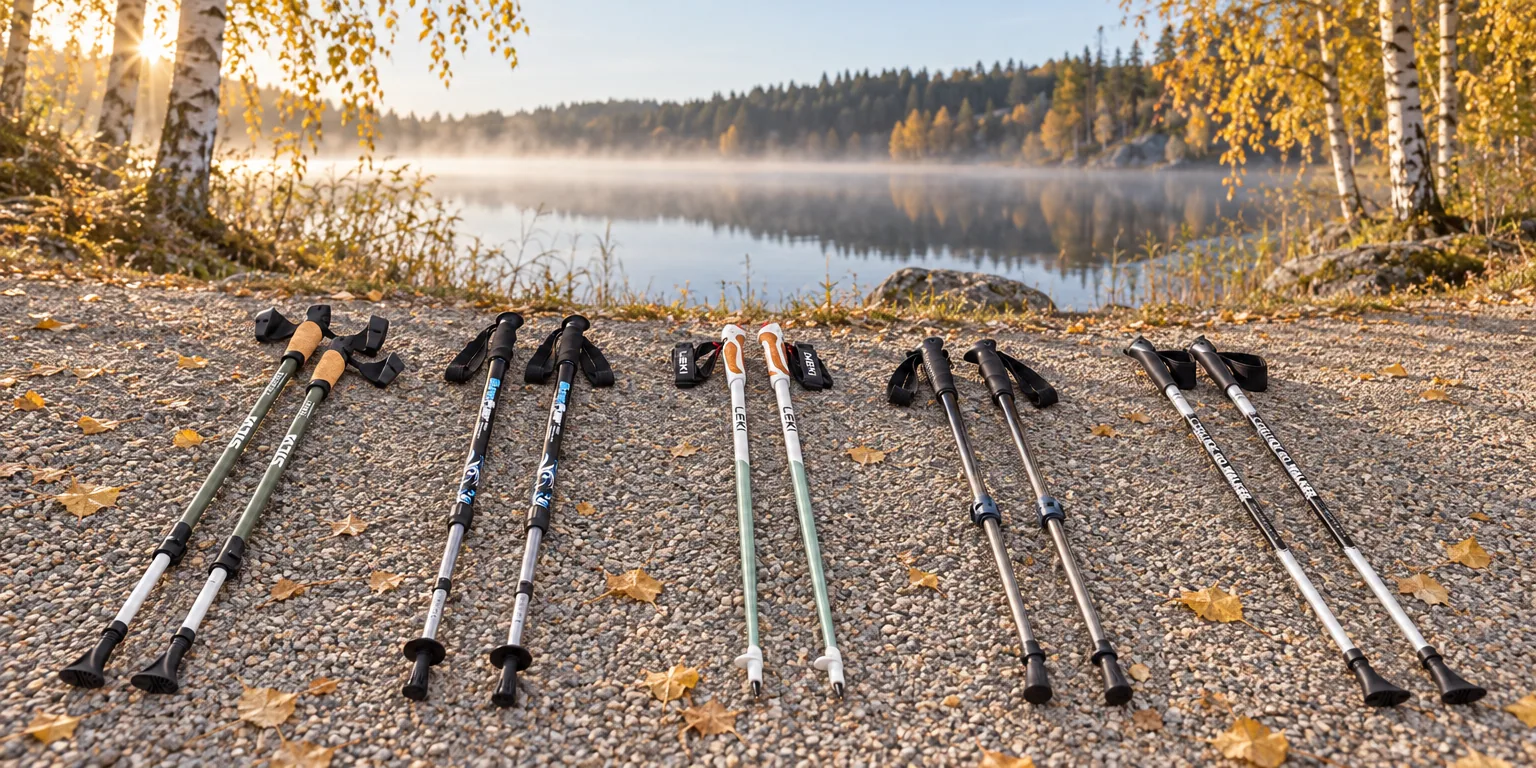 Testvinnarna från testet av gåstavar: Silva Walking Poles Aluminium Cork, BungyPump Energy 6 kg, Leki Passion, Black Diamond Trail, Gymstick Go Walker 115 cm