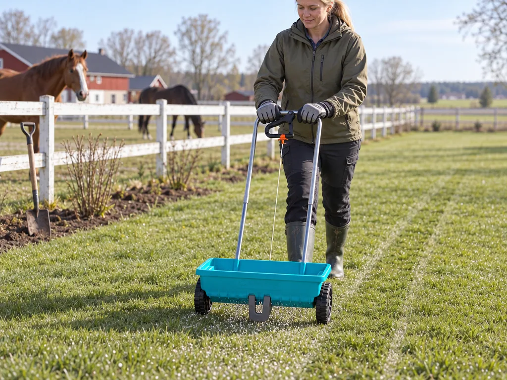 Användning gödselspridare: Gardena Spreader L i vardagen