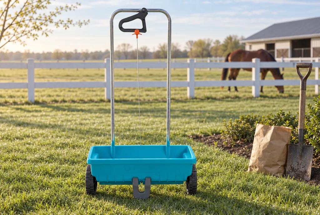 testx.se testar Gardena Spreader L: gödselspridare bäst i test i vardagsmiljö