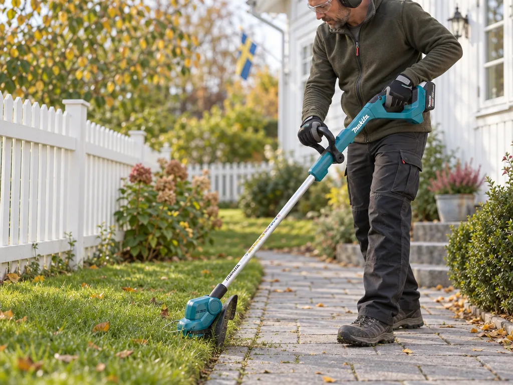Användning grästrimmer: Makita DUR193Z Solo i vardagen