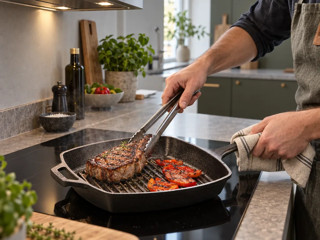 Användning grillpanna: Lodge Classic 26,7 cm i vardagen
