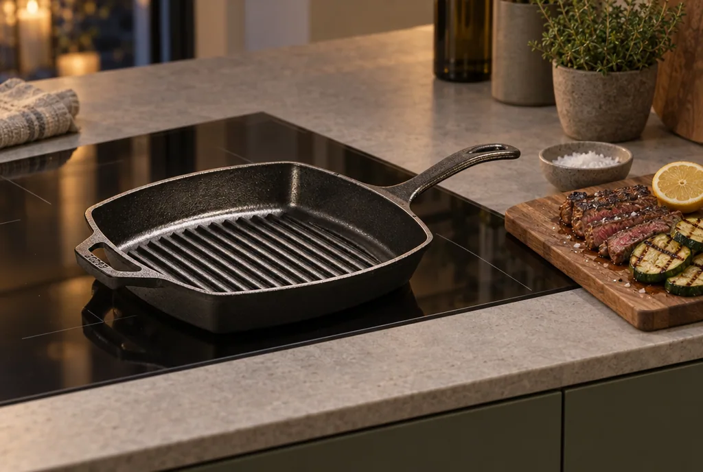 testx.se testar Lodge Classic 26,7 cm: grillpanna bäst i test i vardagsmiljö