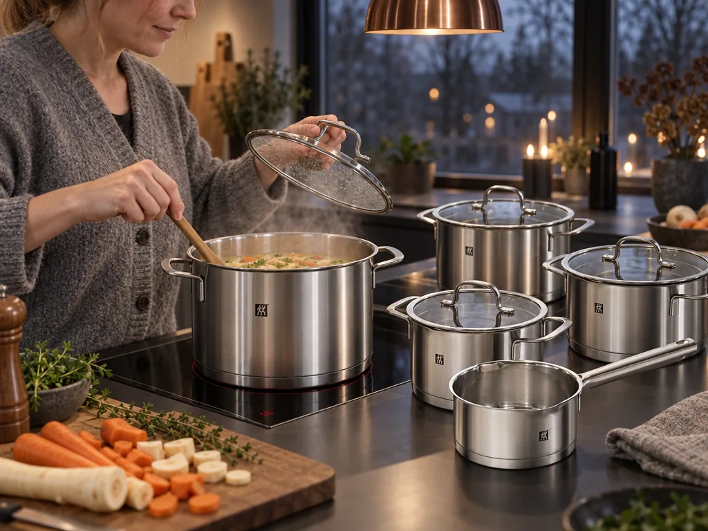 Användning grytset: Zwilling TrueFlow Set 5 delar i vardagen