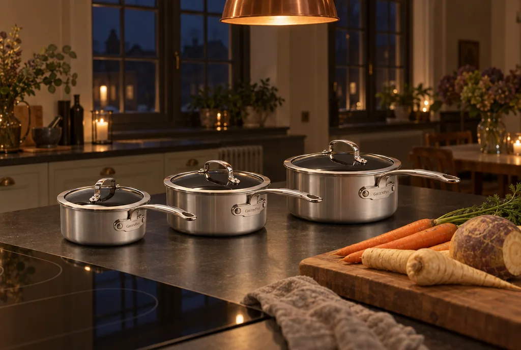 testx.se testar GreenPan Premiere Set 3 delar: bästa keramiska non-stick i vardagsmiljö