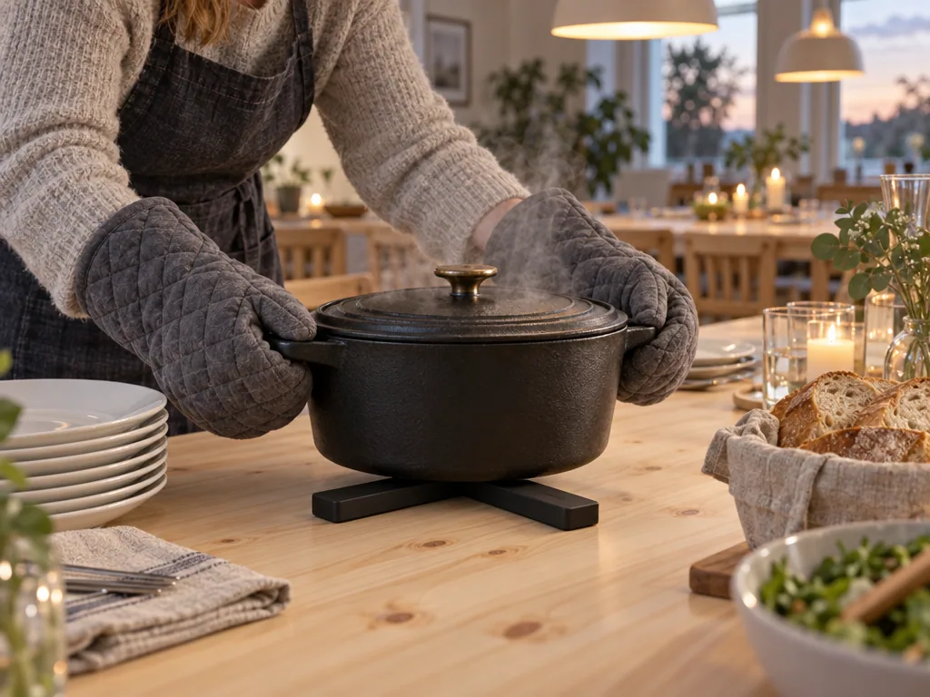 Användning grytunderlägg: Eva Solo Magnetic Charcoal i vardagen