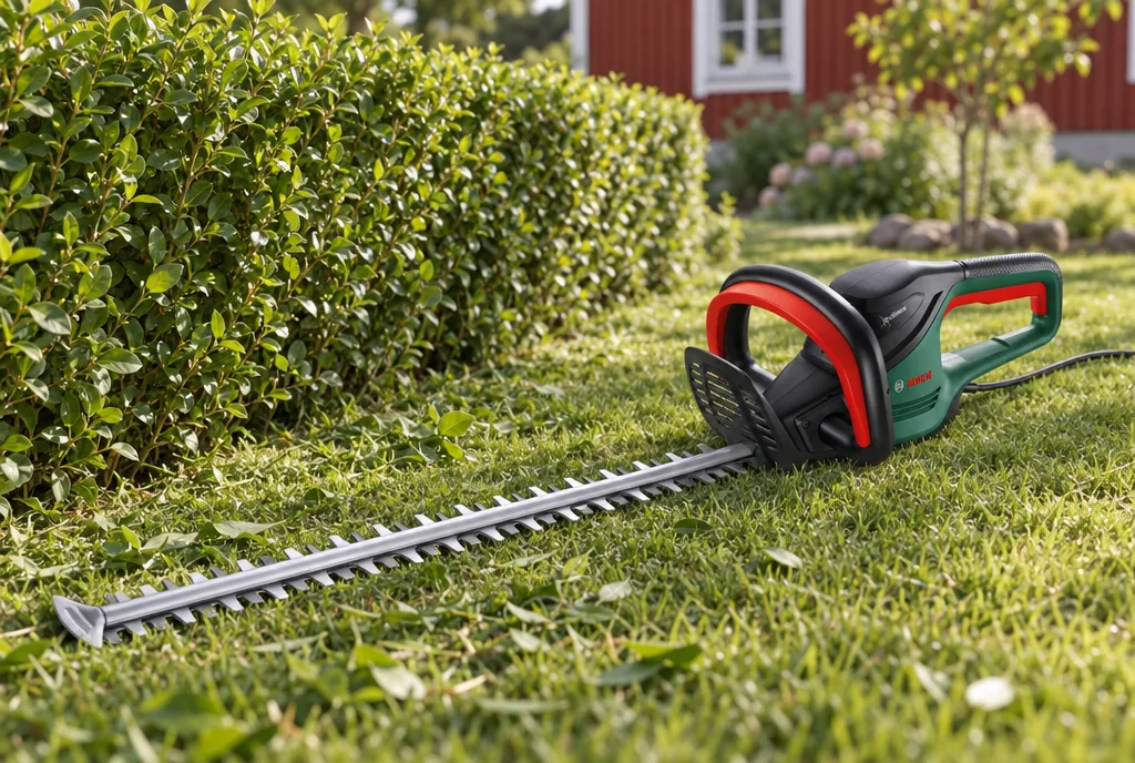 testx.se testar Bosch Advanced HedgeCut 70: bästa för stora häckar i vardagsmiljö
