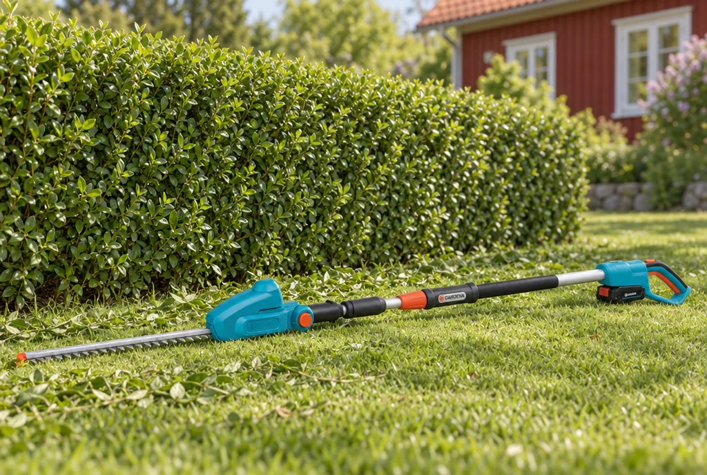 testx.se testar Gardena THS 42/18V P4A (1x2.5Ah): bästa kompletta paket i vardagsmiljö