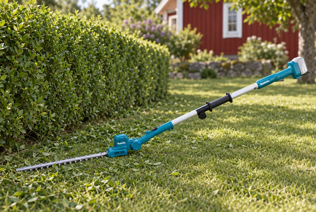 testx.se testar Makita DUN461WZ Solo: bästa för höga häckar i vardagsmiljö