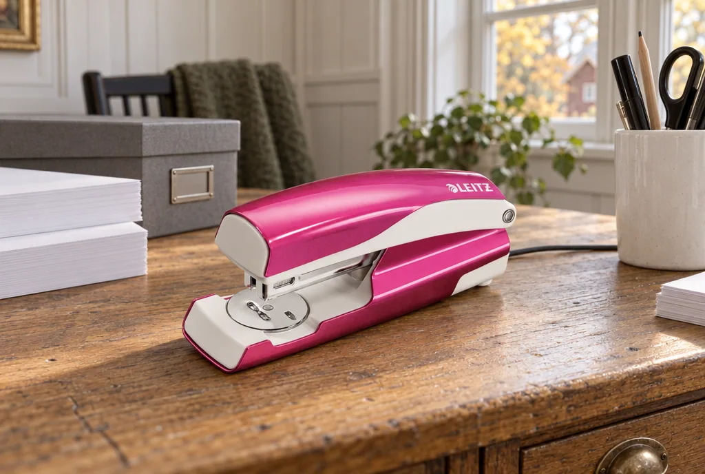 testx.se testar Leitz 5502 NeXXt WOW: häftapparat bäst i test i vardagsmiljö