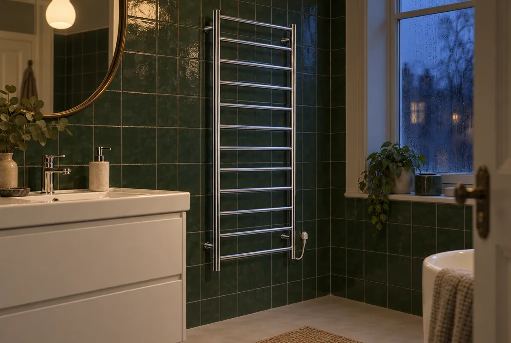 testx.se testar Smedbo Dry FK701: handdukstork bäst i test i vardagsmiljö