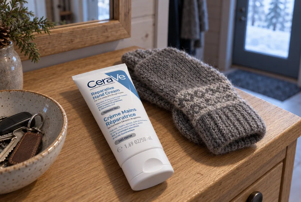 testx.se testar CeraVe Reparative Hand Cream: handkräm bäst i test i vardagsmiljö