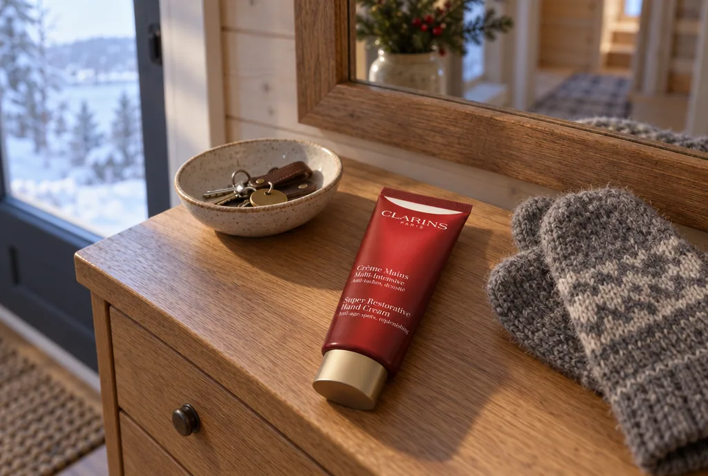 testx.se testar Clarins Super Restorative Hand Cream: bästa premiumvalet i vardagsmiljö