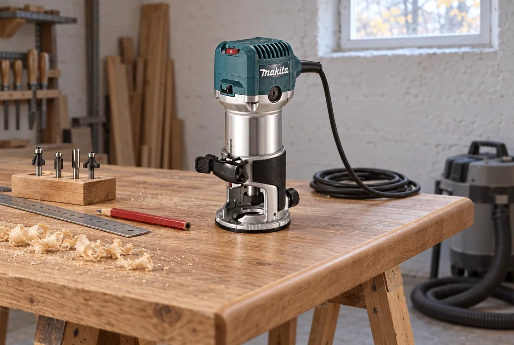 testx.se testar Makita RT0702C: bästa enhandsfräsen i vardagsmiljö