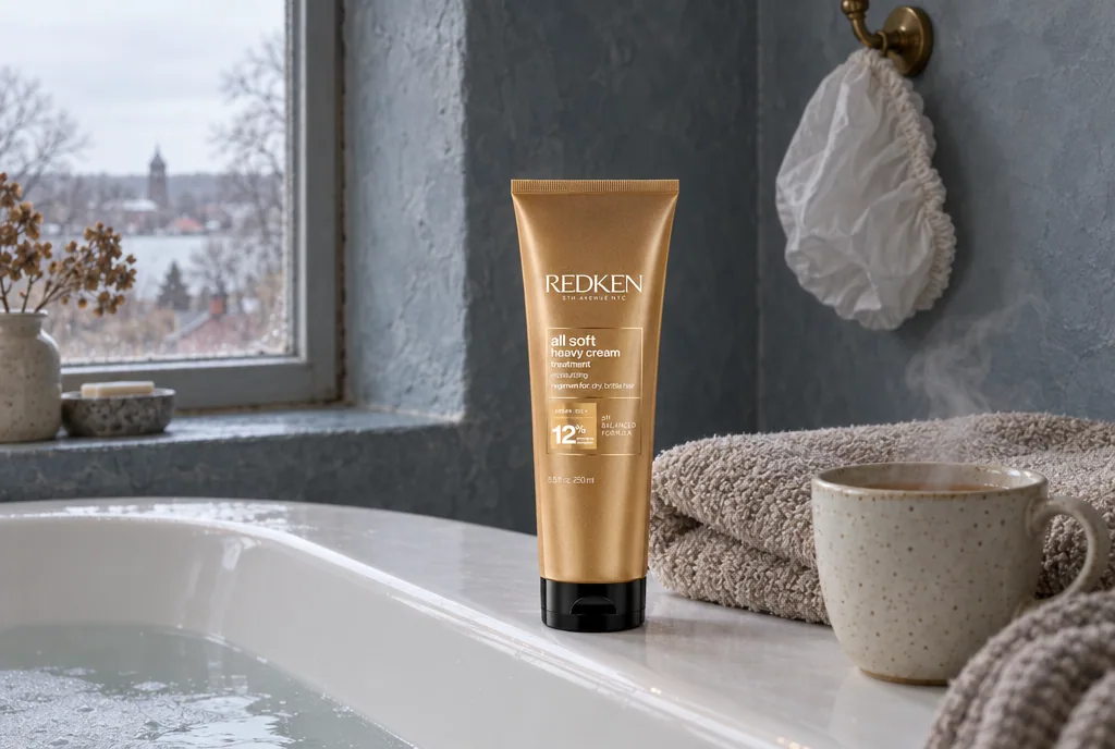 testx.se testar Redken All Soft Heavy Cream Mask 250 ml: hårinpackning bäst i test i vardagsmiljö