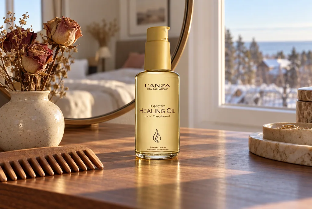 testx.se testar Lanza Keratin Healing Oil: bästa för slitet hår i vardagsmiljö