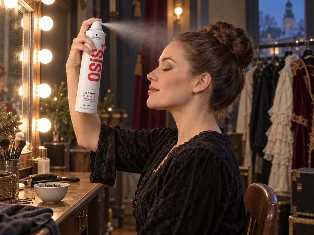 Användning hårspray: Schwarzkopf OSiS+ Session 300 ml i vardagen