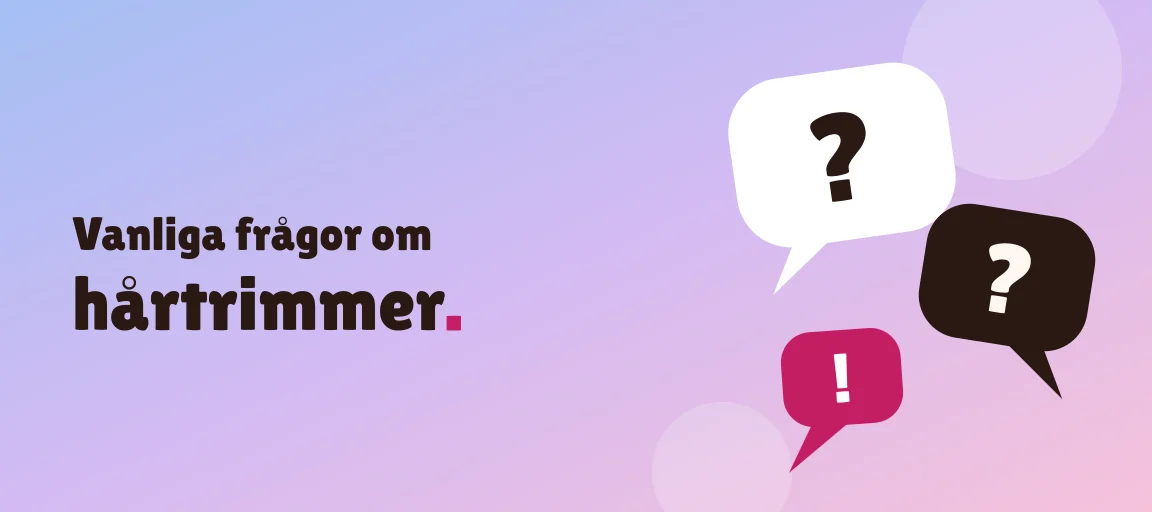 Vanliga frågor om hårtrimmer
