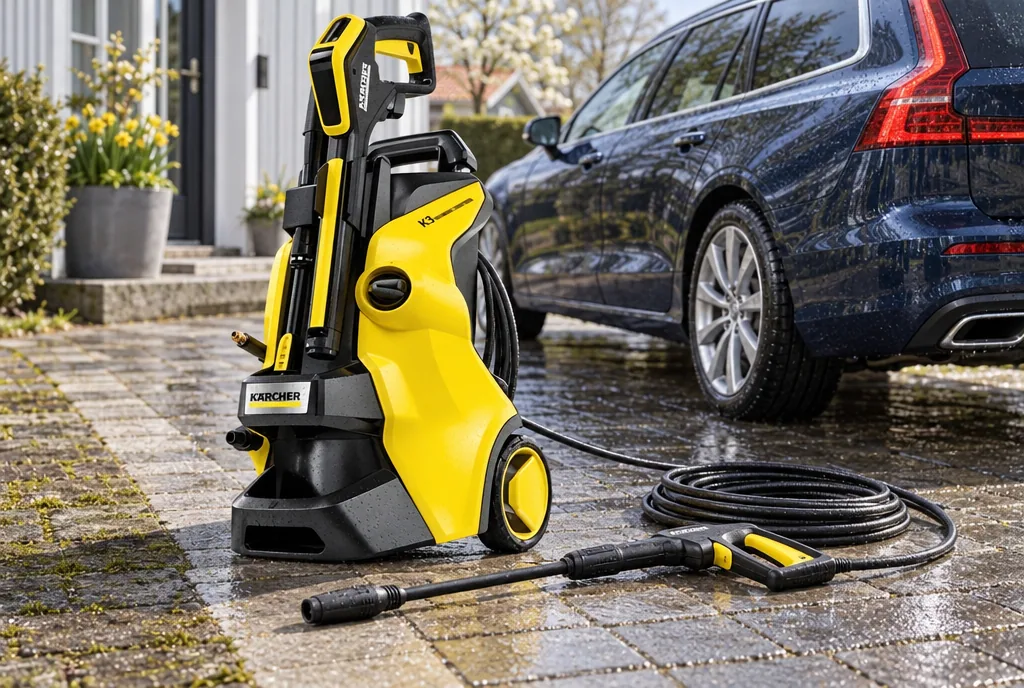 testx.se testar Kärcher K5 Power Control: högtryckstvätt bäst i test i vardagsmiljö