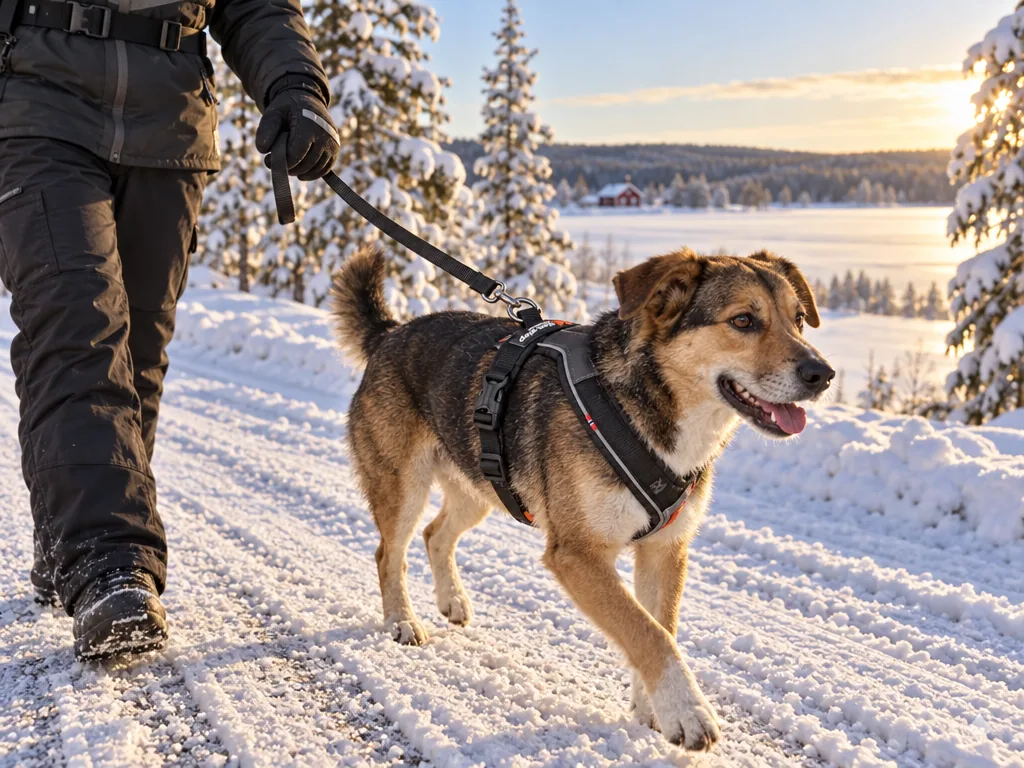 Användning hundsele: Non-Stop Dogwear Line Harness 5.0 i vardagen